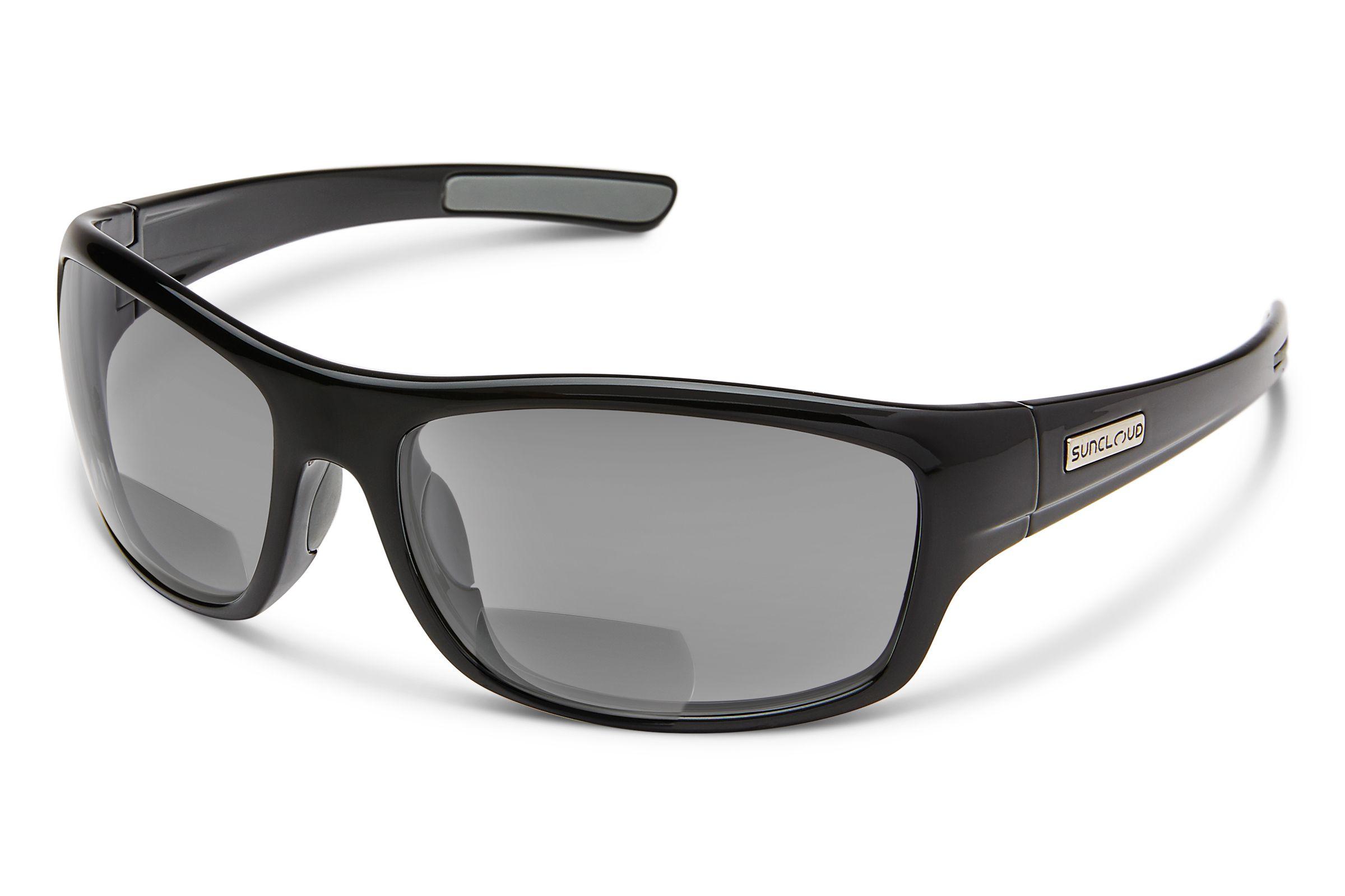 Suncloud Cover Reader Sunglasses in Black with Grey